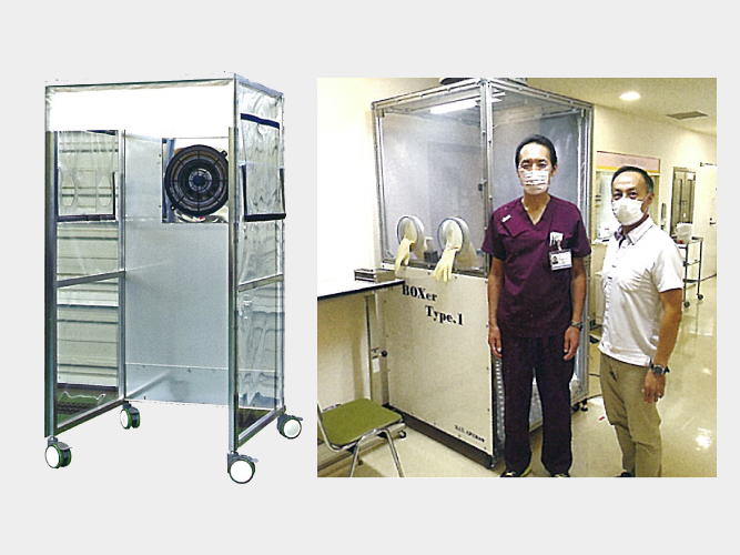 PCR検体採取BOX　BOXer TYPE.1